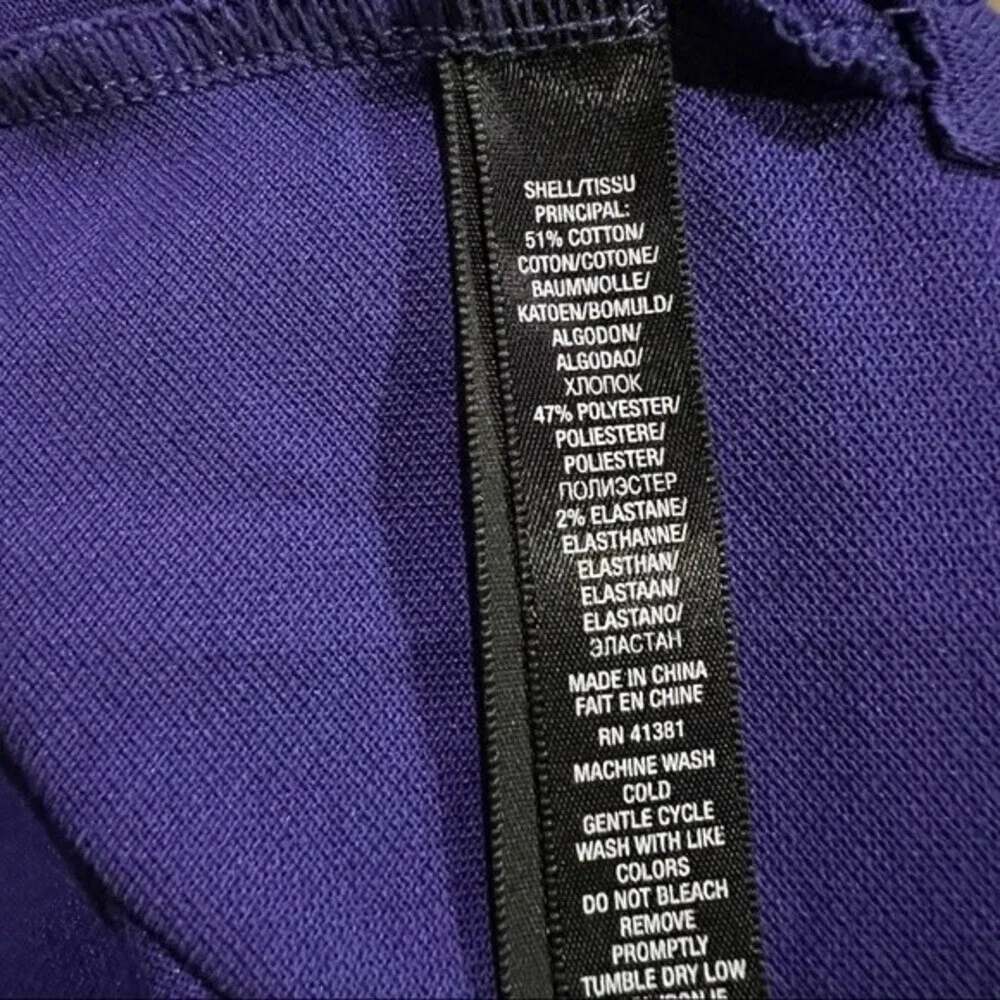 RLX Ralph Lauren Size L Mens Purple Performance Golf Polo Shirt Logo